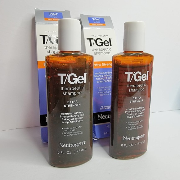 2 bottles T/Gel ® Therapeutic Shampoo Extra Strength 6 ounces medicated styling - Picture 2 of 13
